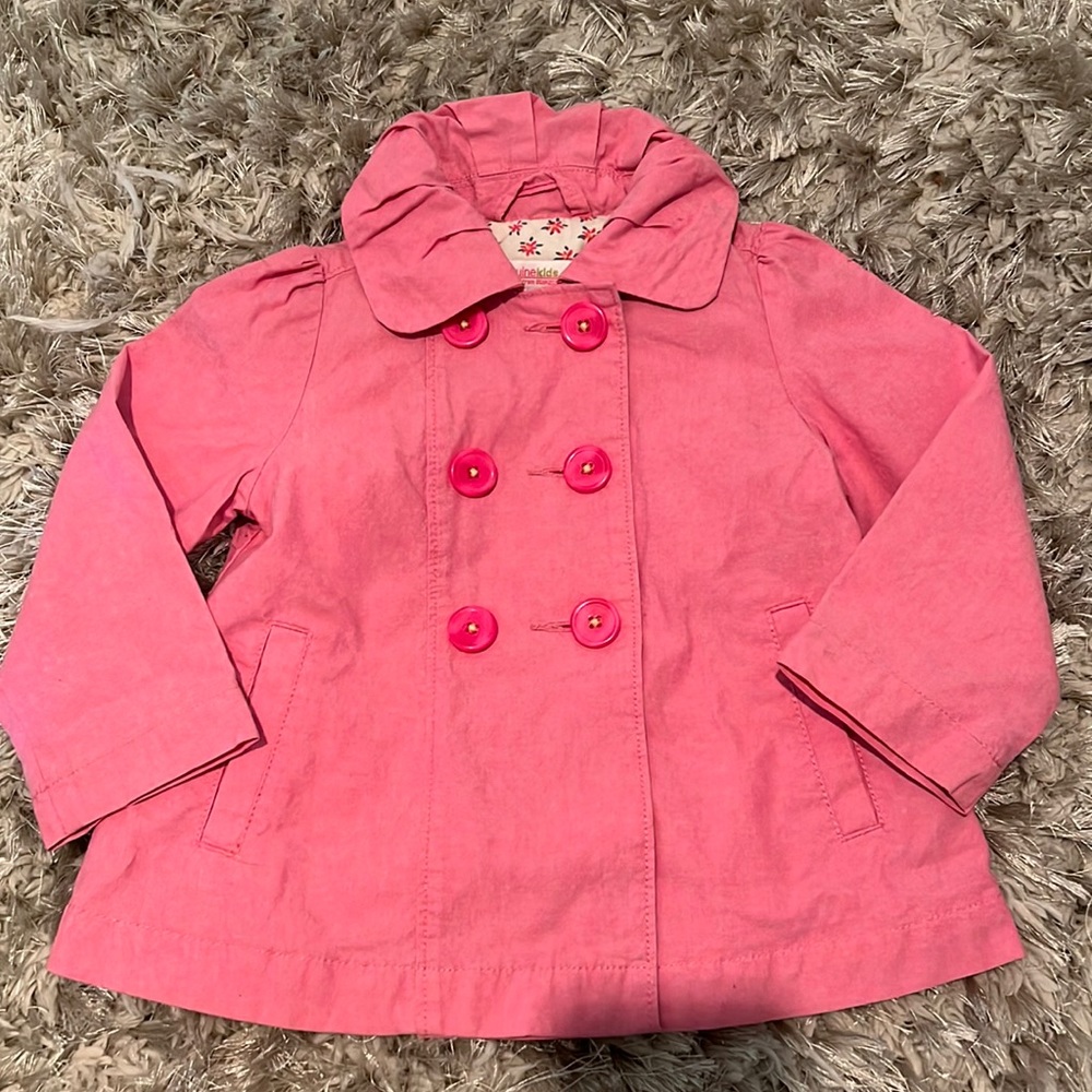 2T pink peacoat